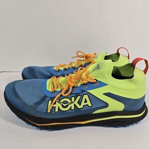 Hoka One One Zinal 2 Trail Blue Running Shoes Mens 12.5 D